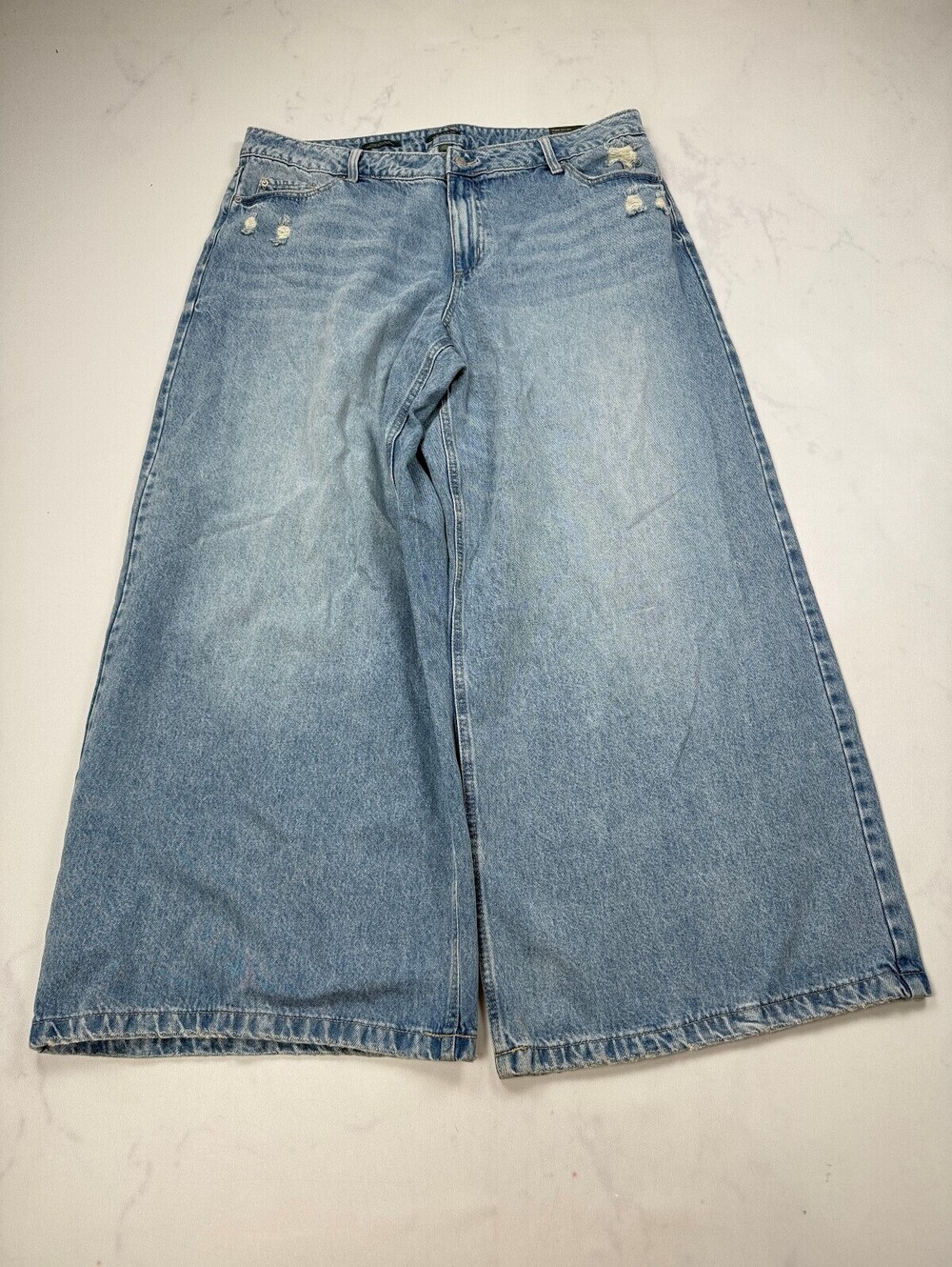 Wild Fable Ultra Wide Leg Wide-Leg Pants Light Blue 90s Jeans - Womens 17